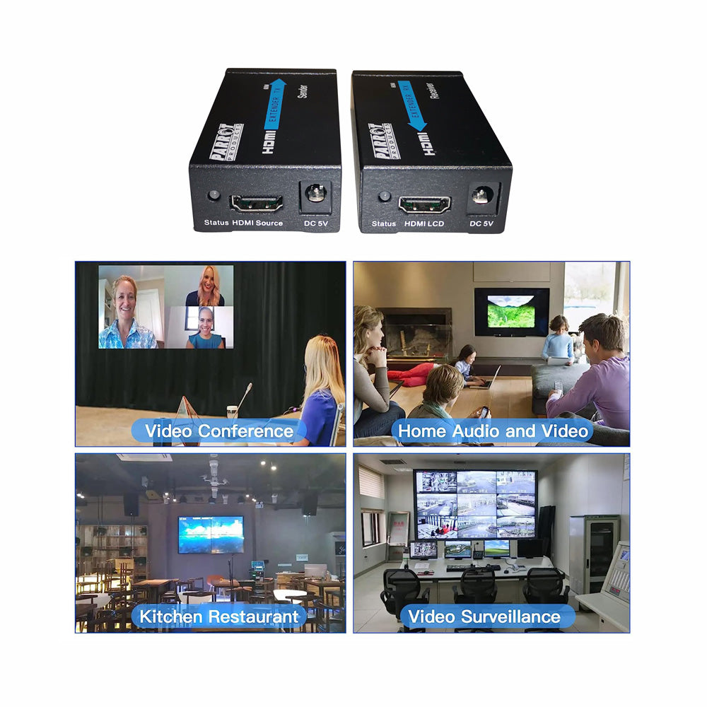 HDMI Extender over CAT52/6E network cable