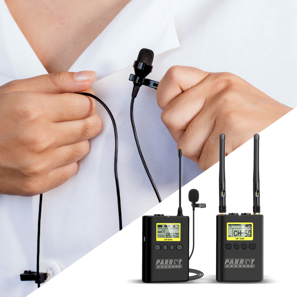 Wireless Lapel Microphone (Dual Channel)