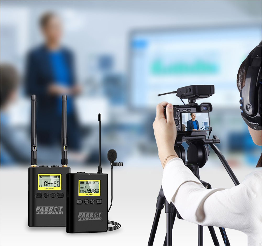 Wireless Lapel Microphone (Dual Channel)