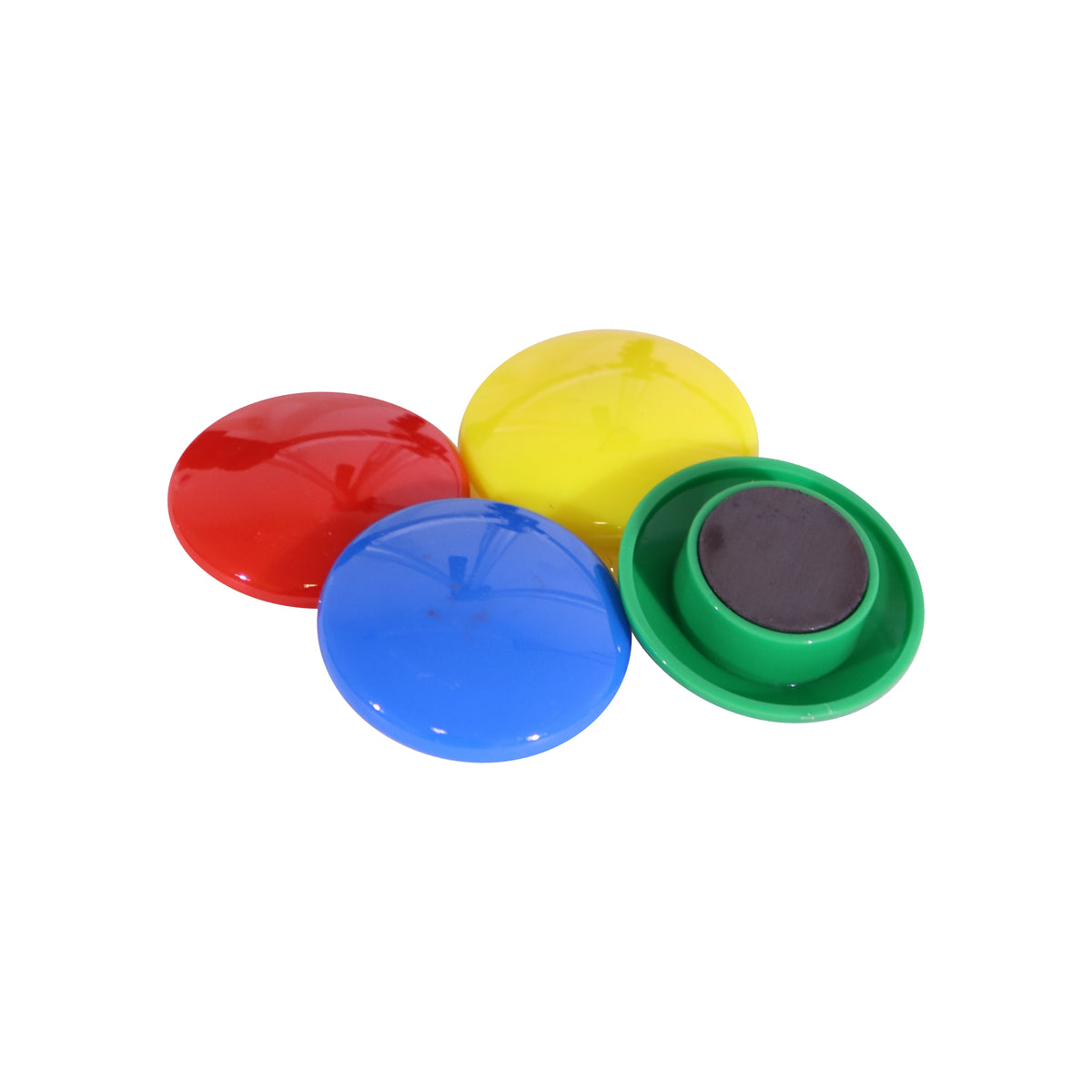 Magnets Circle (4 Per Card - Assorted - Size: 40mm)