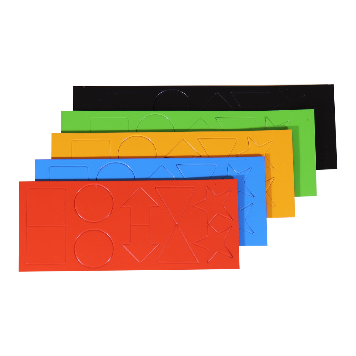 Magnetic Flexible Shapes (15mm - 50 Pack - Assorted)