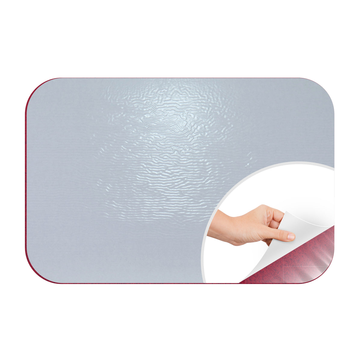 Adhesive Pin Board (No Frame - 600*450mm - Red)