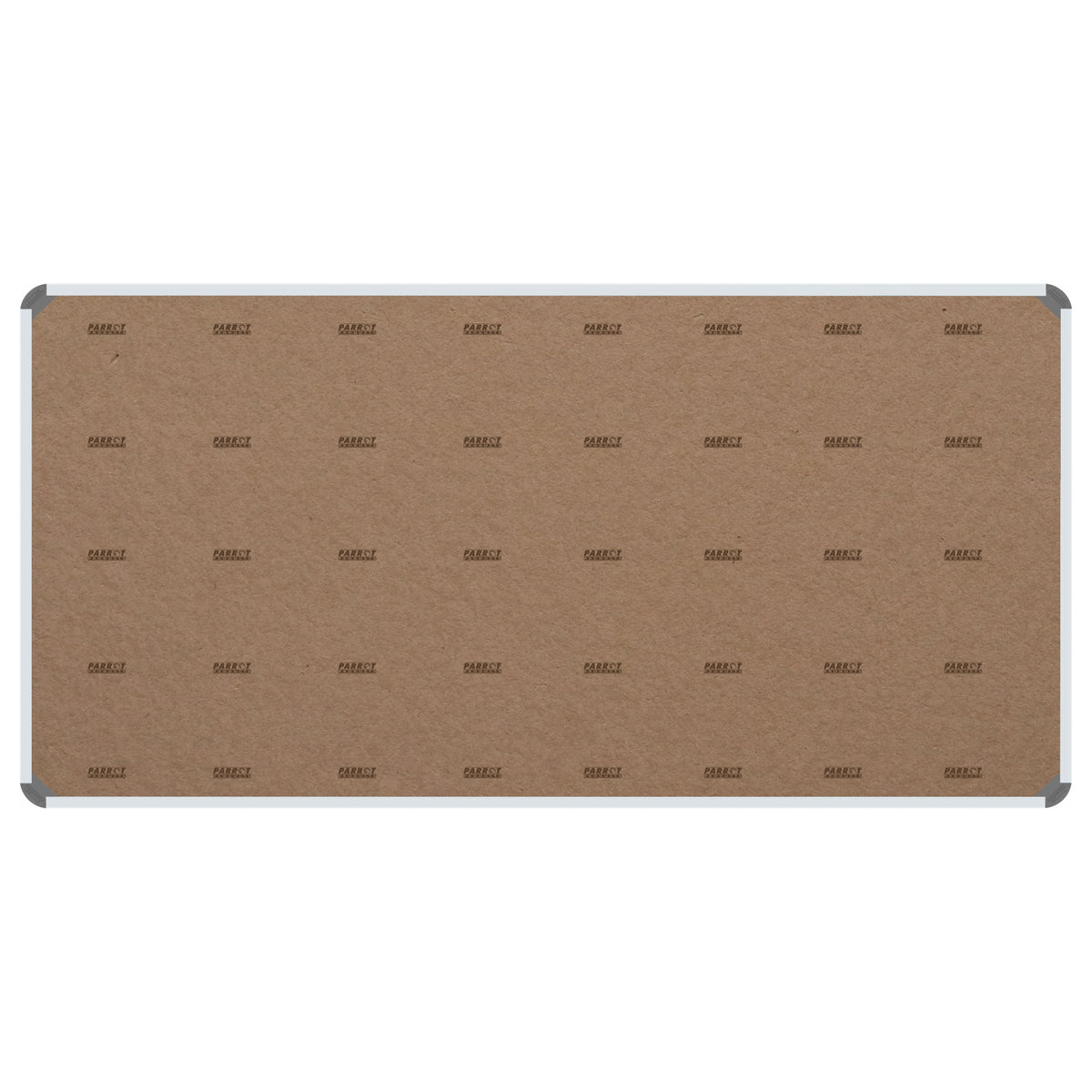 Bulletin Board Ribbed Aluminium Frame (2400x1200mm - Denim)