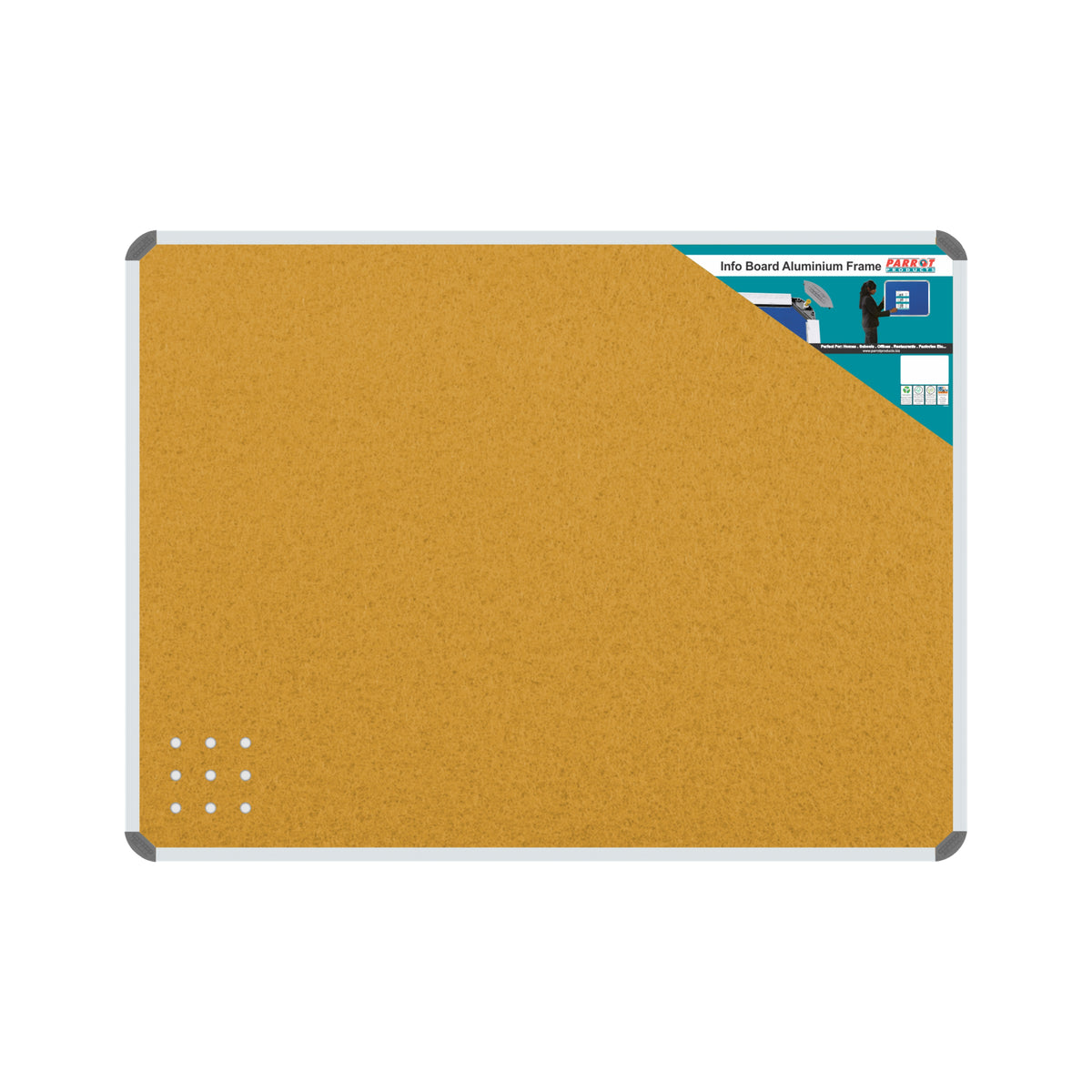 Info Board (Aluminium Frame - 900*900mm - Cork)
