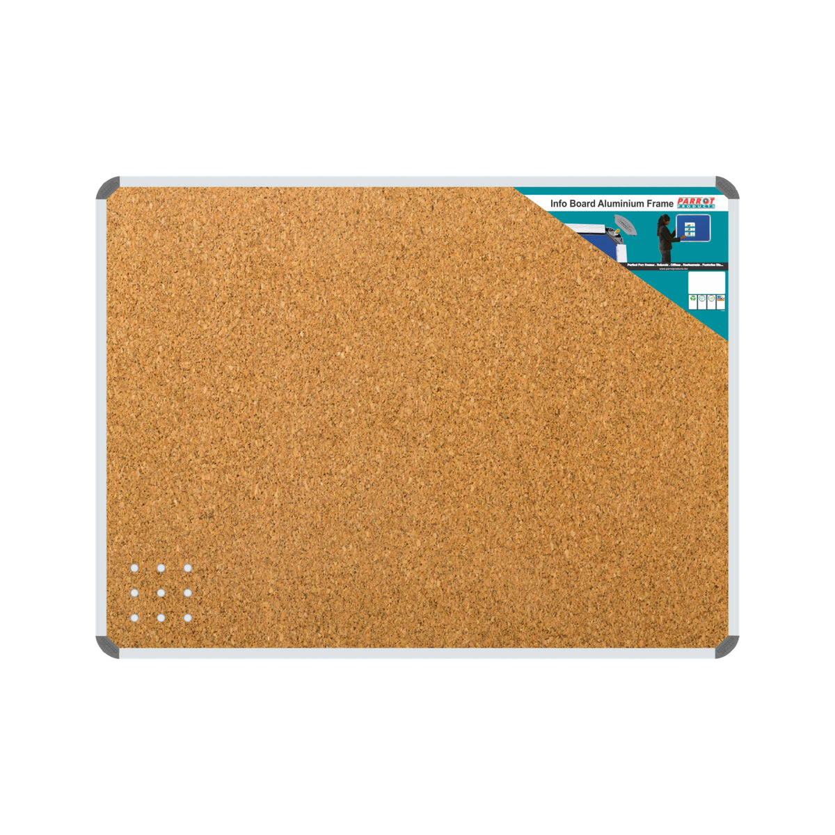 Info Board (Aluminium Frame - 1200*1200mm - Cork)