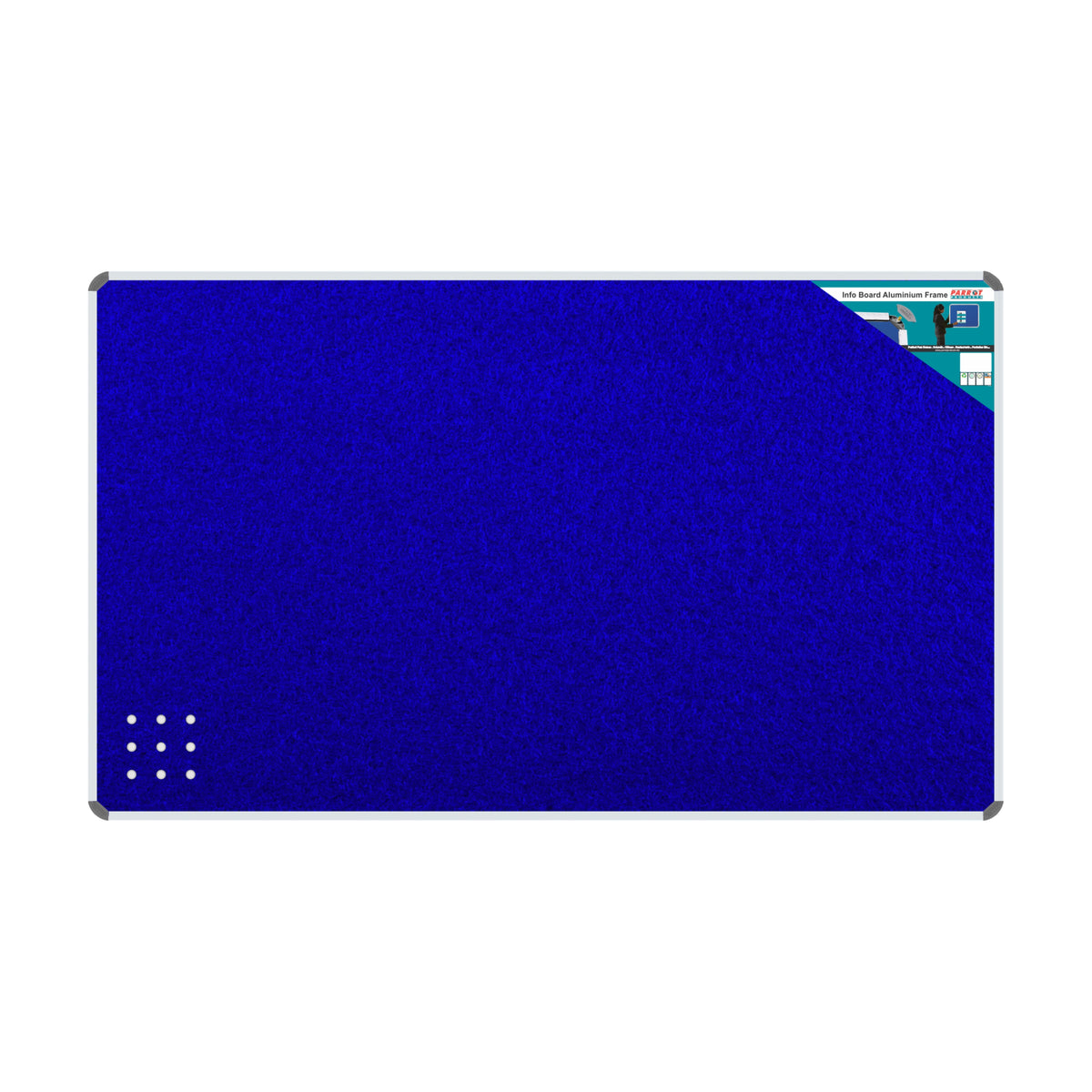 Info Board (Aluminium Frame - 2400*1200mm - Royal Blue)