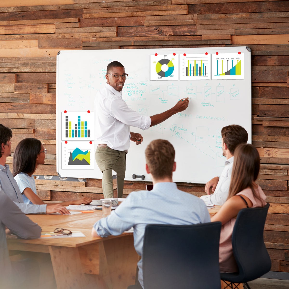 Parrot Products Whiteboard 1800*1200mm (Magnetic)