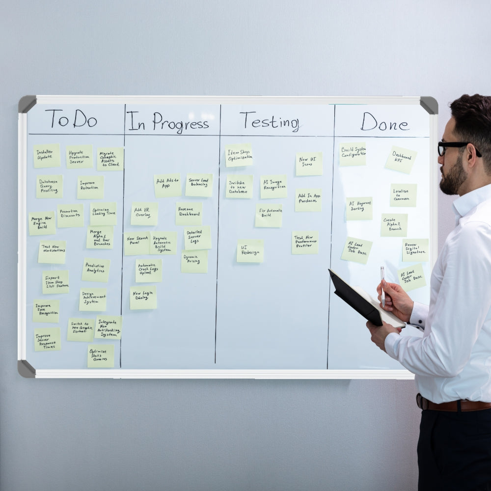 Parrot Products Slimline Magnetic Whiteboard (1200*900mm)