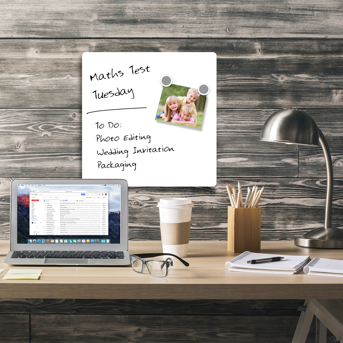 Parrot Products Magnetic Whiteboard Tile (355*355mm - White)