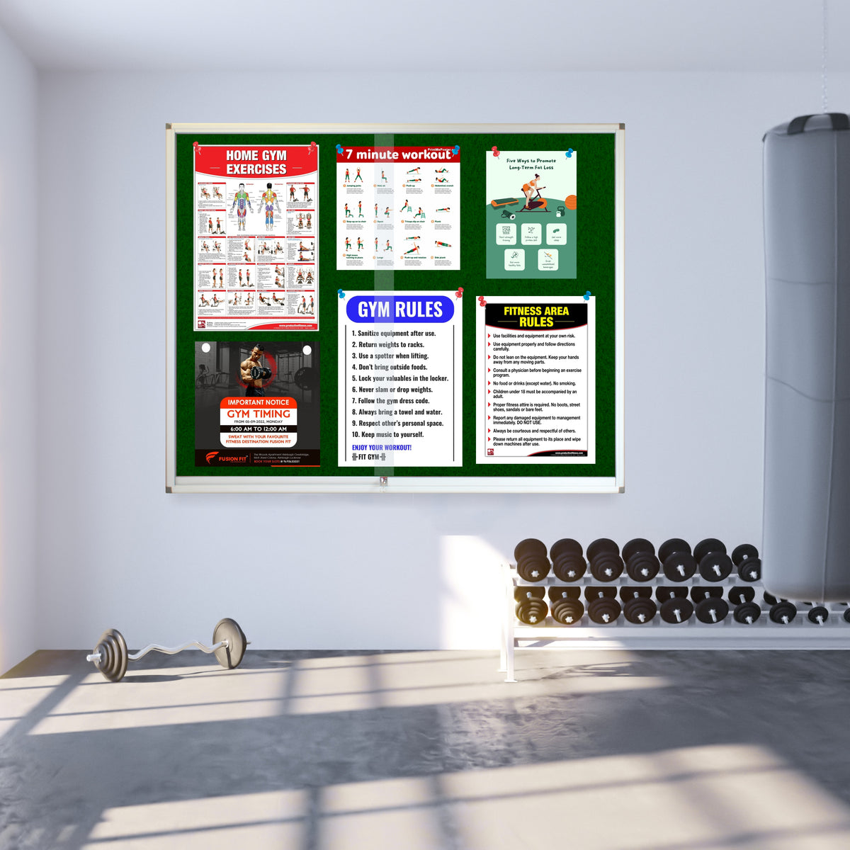 Pinning Display Case (1200*900mm - Green)