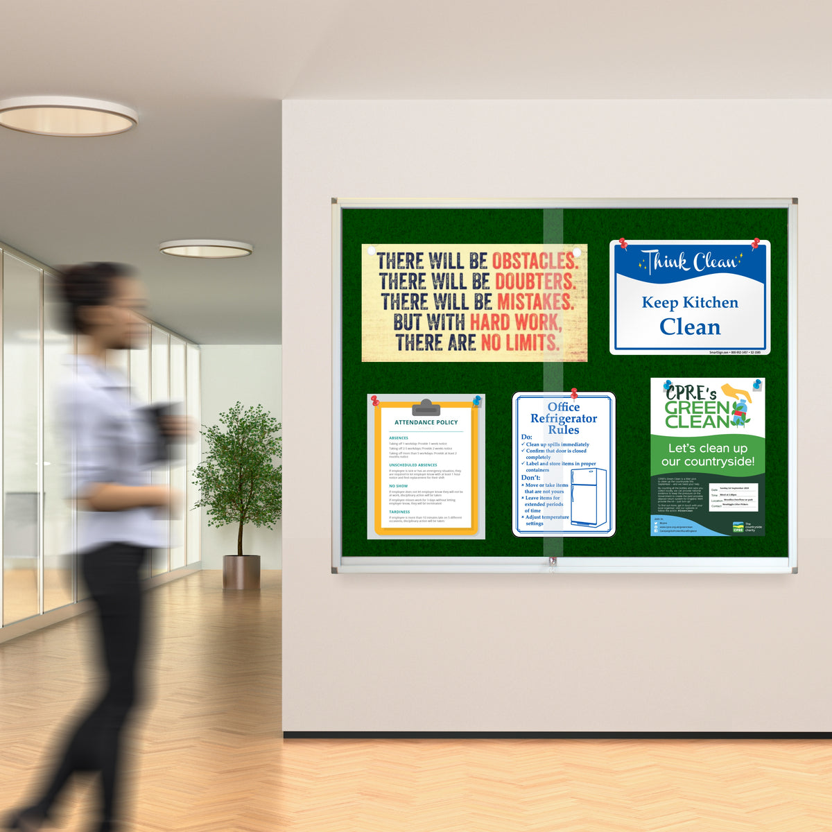 Pinning Display Case (1500*1200mm - Green)