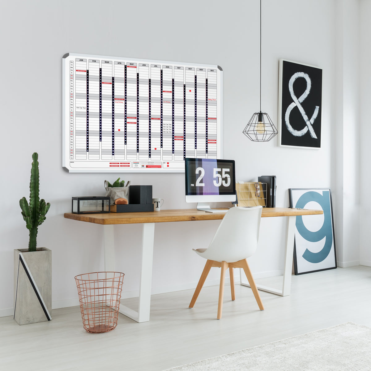 Magnetic Year Planner (1200*900mm)