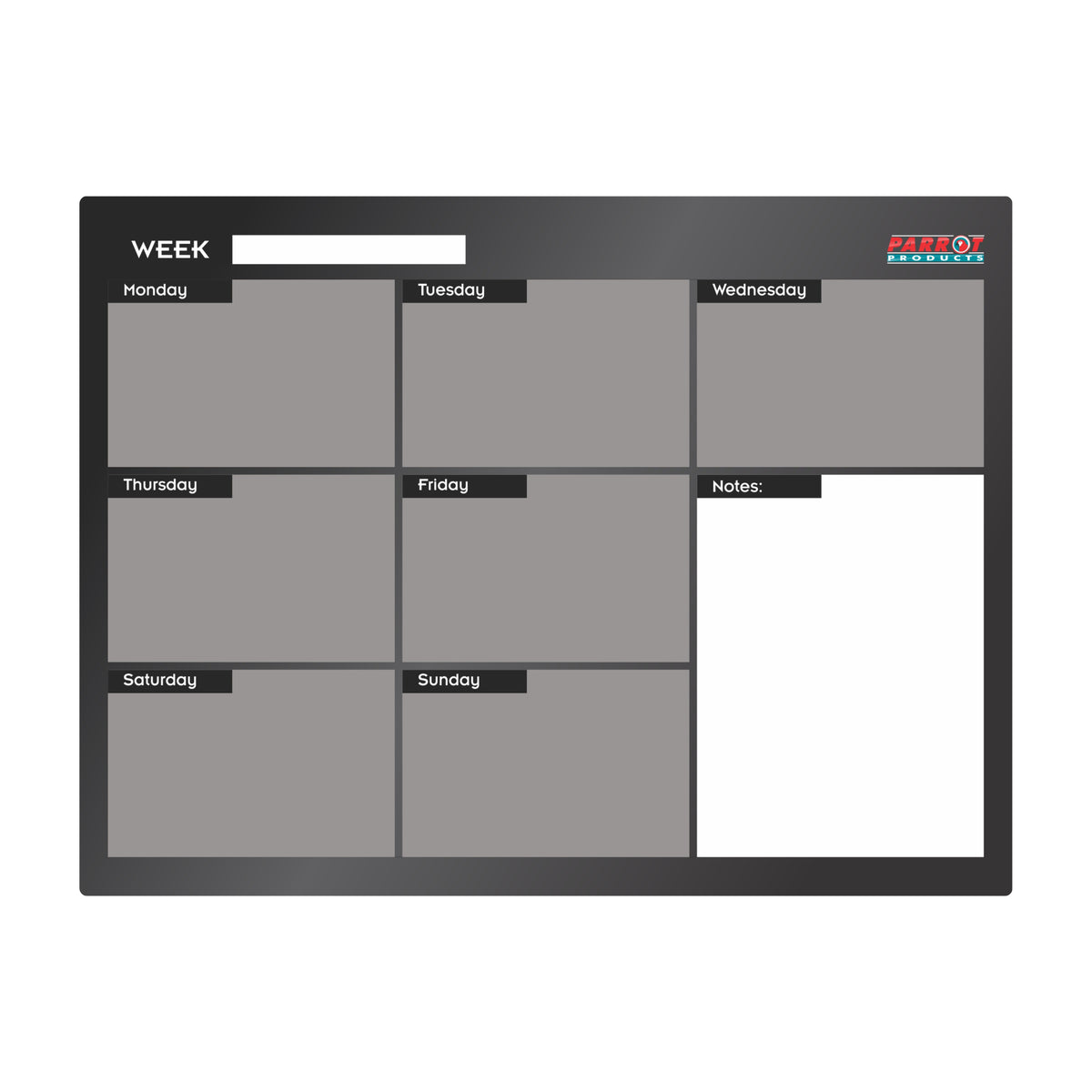 Parrot Products Cast Acrylic Weekly Planner (Cast Acrylic - 600 x 450mm)