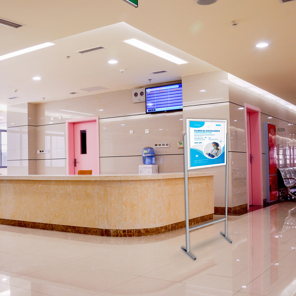 Poster Frame Stand (A2 - Double Sided - Landscape)