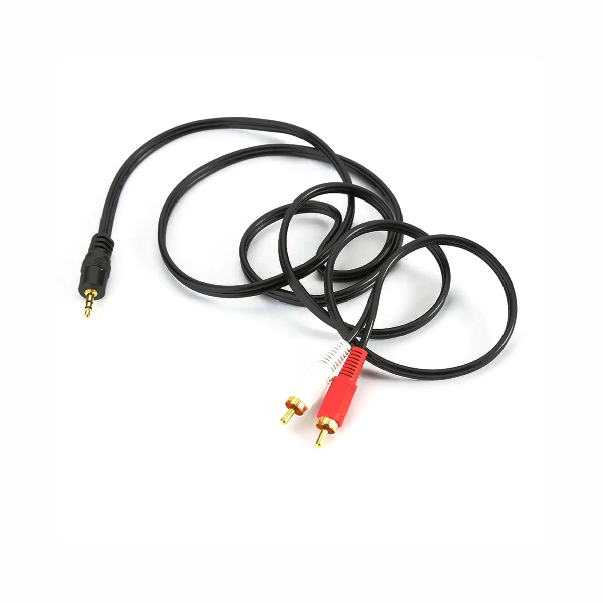 3.5mm Audio Jack to Two Male RCA cable (1.8 Meters)