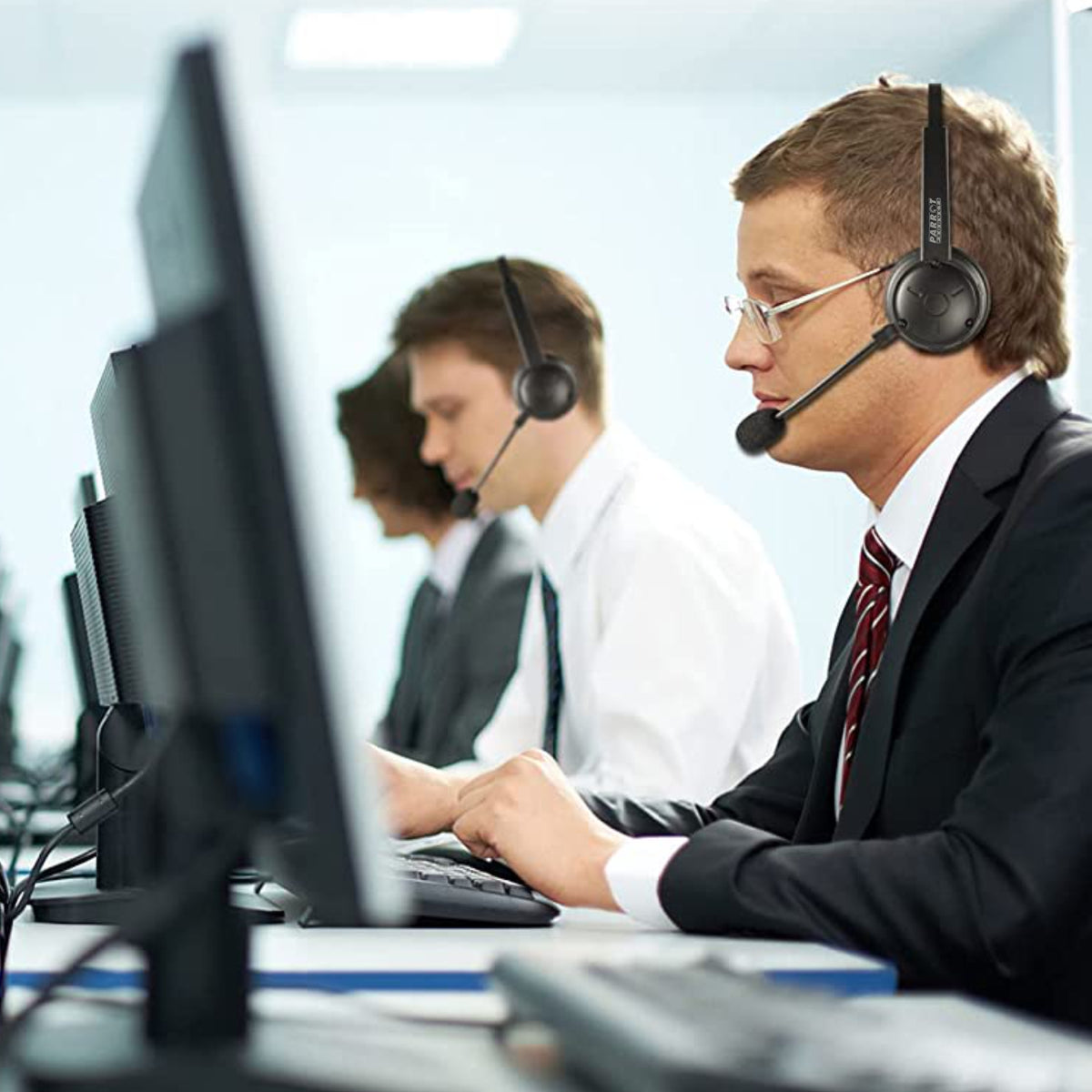Wireless Call Centre Headset Mono