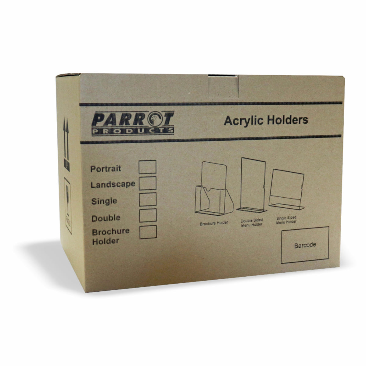 Acrylic Menu Holder - Single Sided - A4 Portrait - Box 5