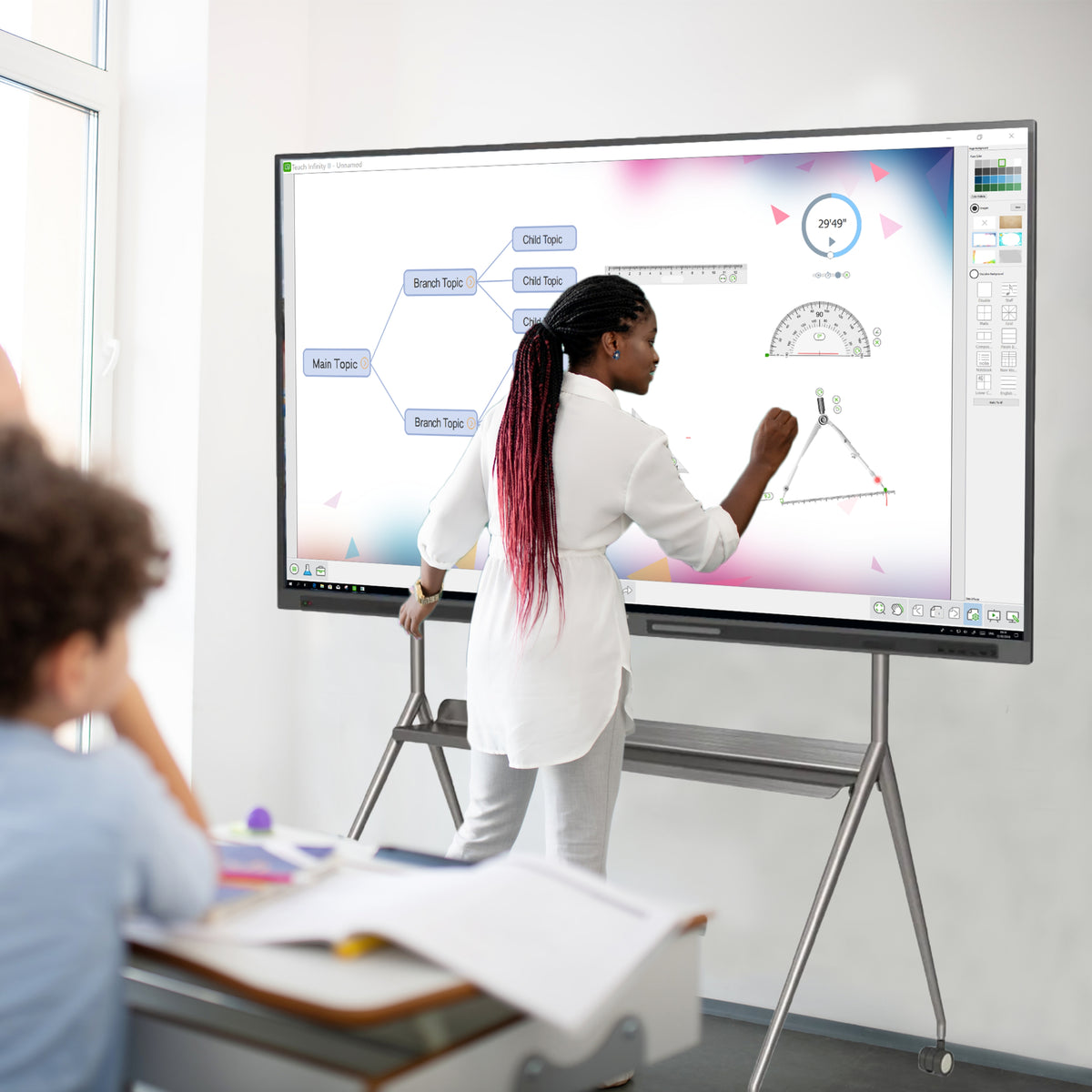 Interactive Touch Panel Mobile Stand