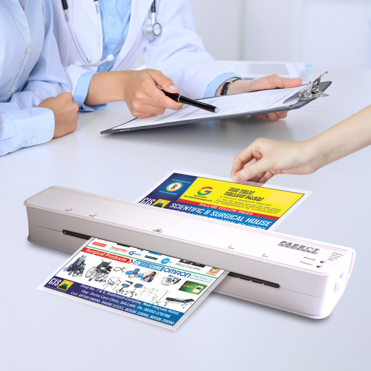 A4 Laminating Machine (2 Roller - 400mm/min)
