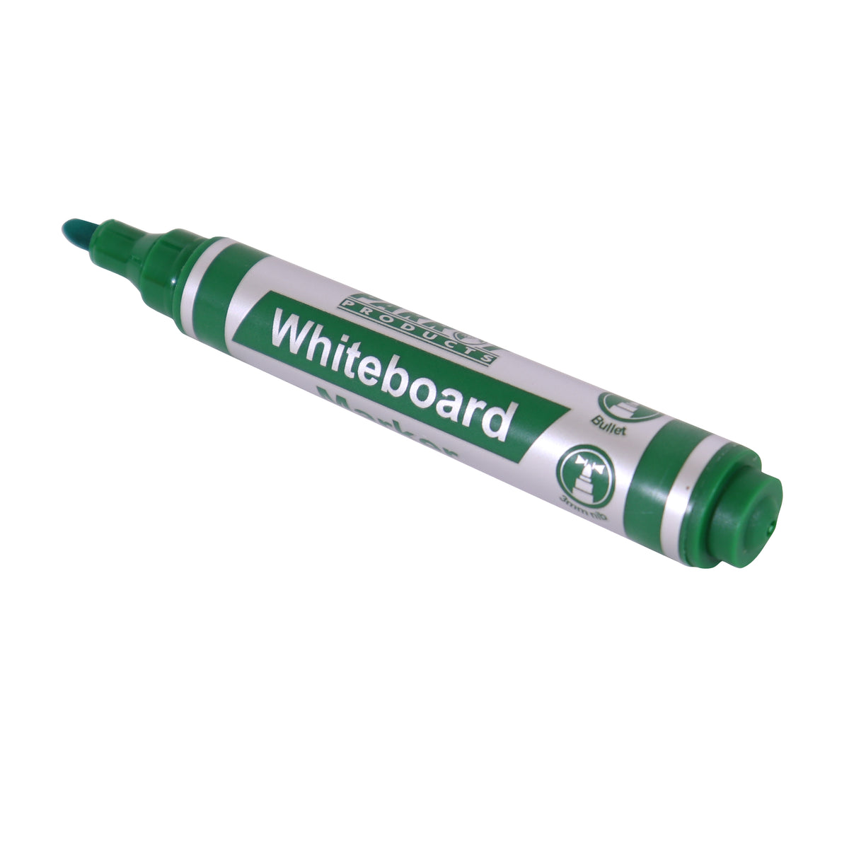 Whiteboard Markers (10 Markers - Bullet Tip - Green)