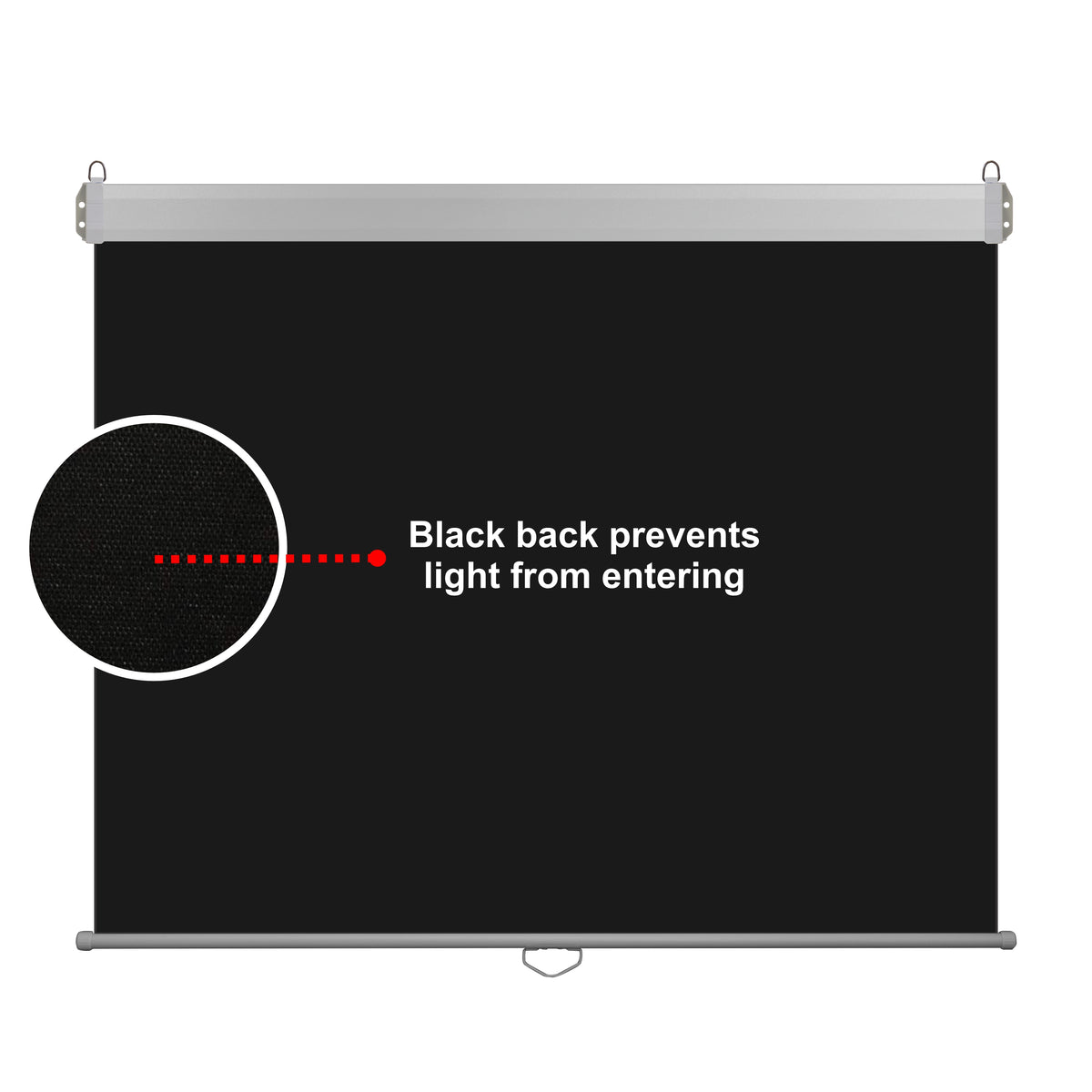 Parrot Pulldown Screen 2130*2130mm (View: 2030*2030mm - 1:1)