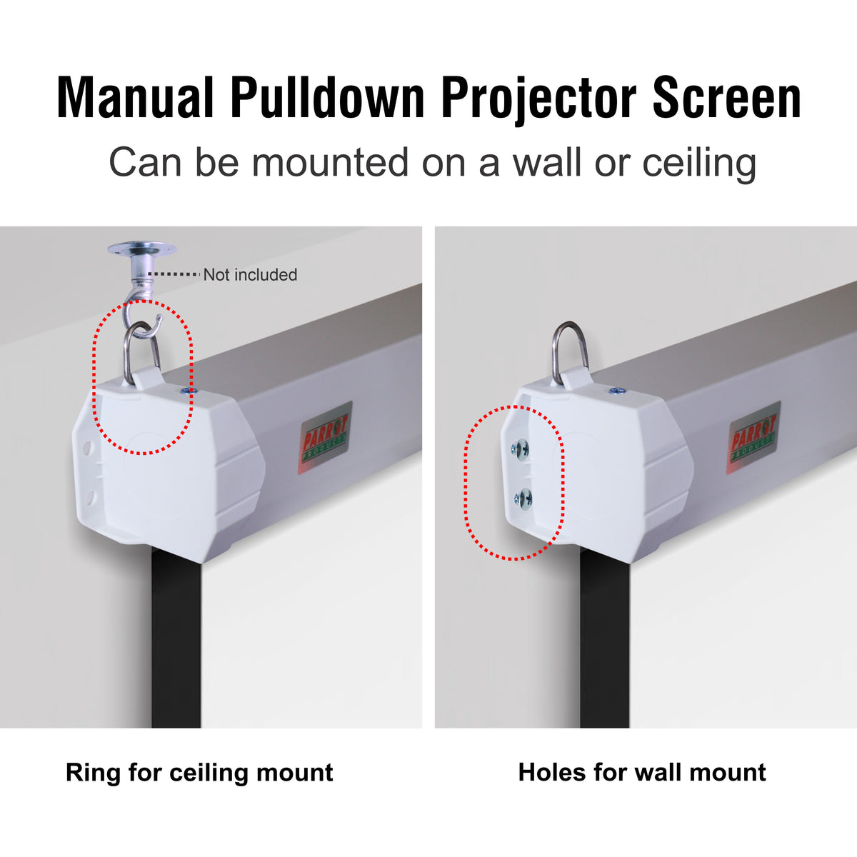Pulldown Screen 3050*2310mm (View: 2950*2210mm - 4:3)