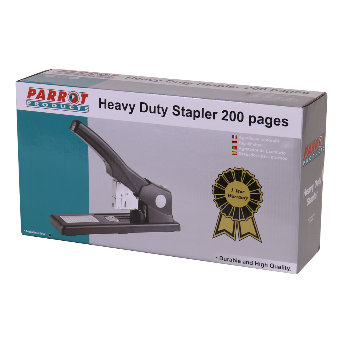 Heavy Duty Stapler 100*(23/6 23/23) Black 200 Pages