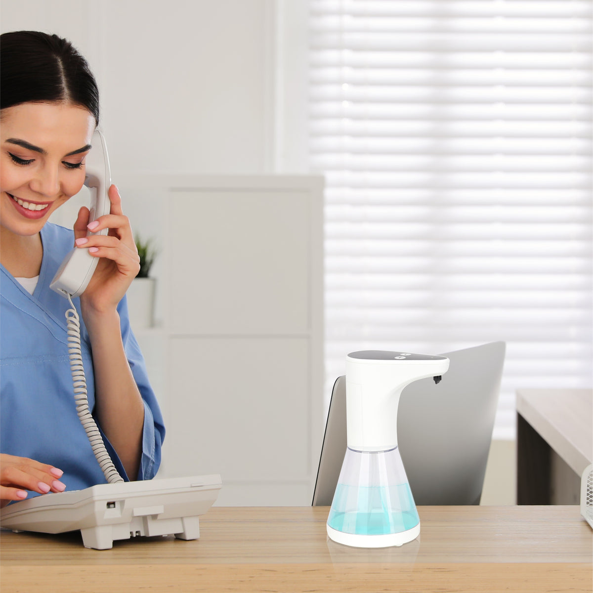 Janitorial Auto Desktop Gel/Soap Dispenser 500ml