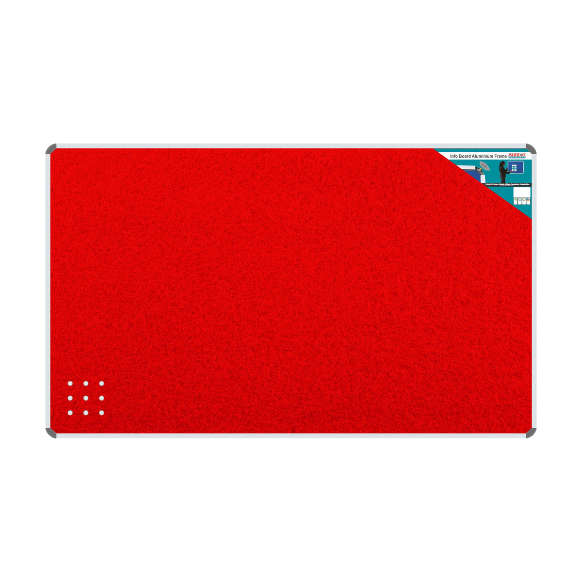 Info Board (Aluminium Frame - 1500*900mm - Red)