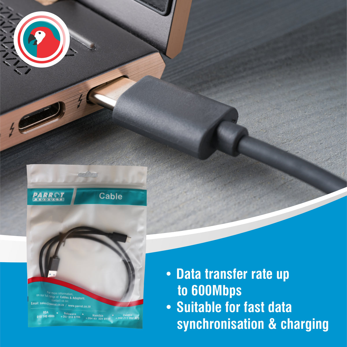 CABLE USB 3.1 CM TO AM - 1M