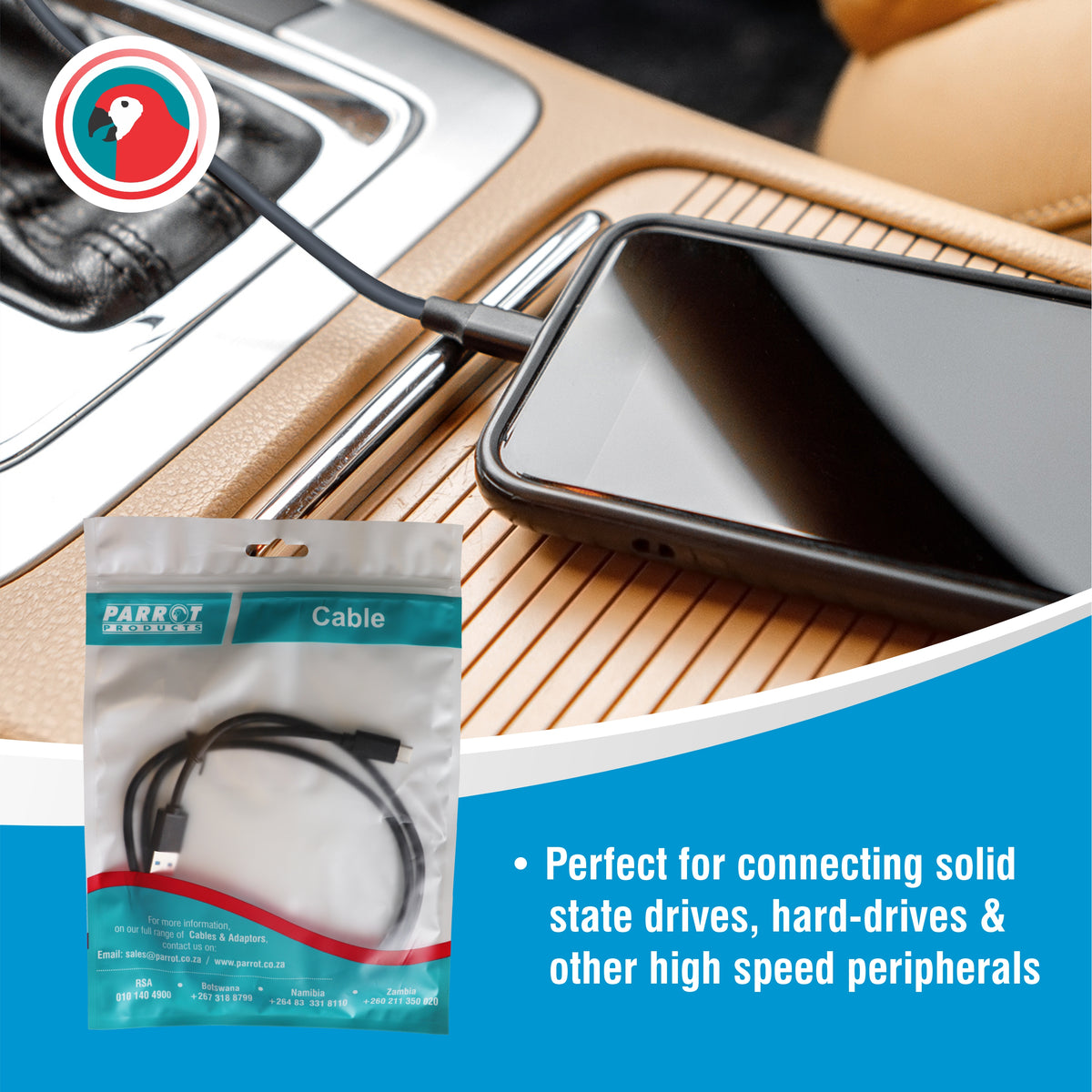 CABLE USB 3.1 CM TO AM - 1M