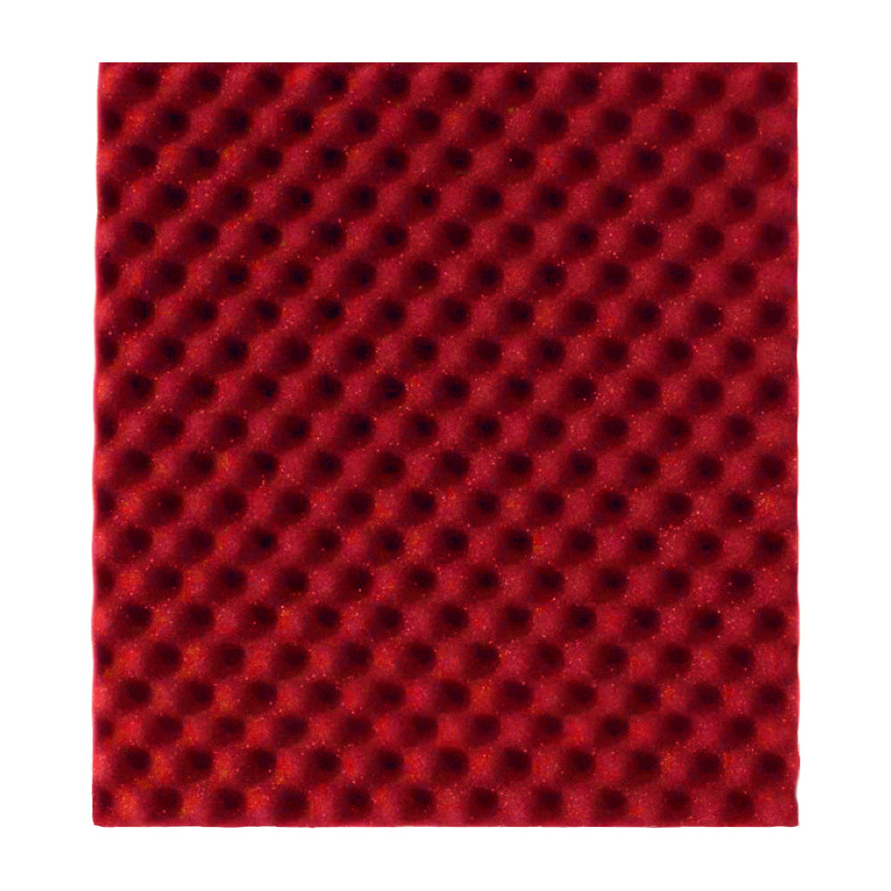 Acoustic Panel Convoluted 500mm x 500mm Red