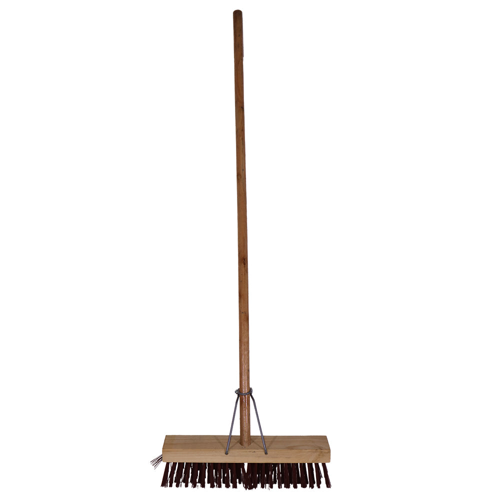 Janitorial Platform Broom Brown 305mm (12")