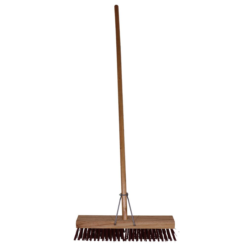 Janitorial Platform Broom Brown 450mm (18")