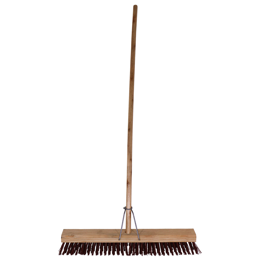 Janitorial Platform Broom Brown 600mm (18")