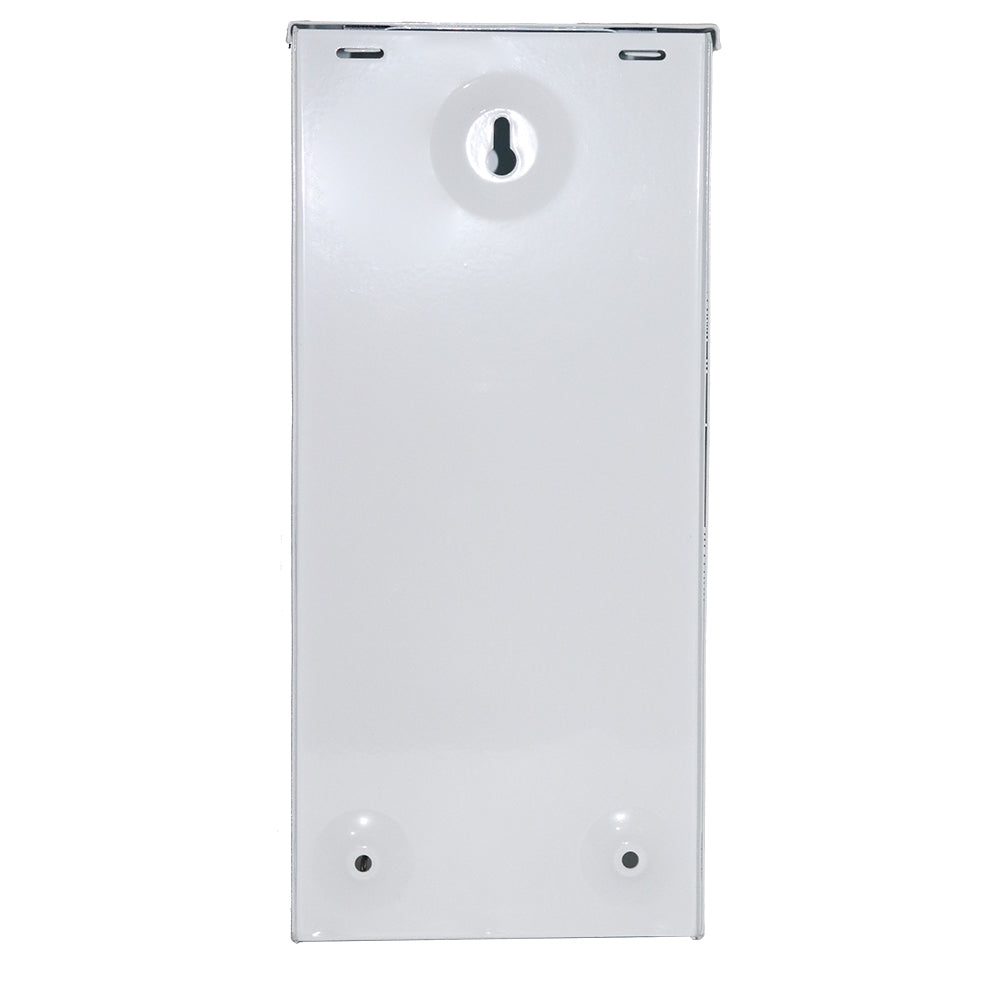 Janitorial TR2 Toilet Roll Holder Lockable - Mild Steel White