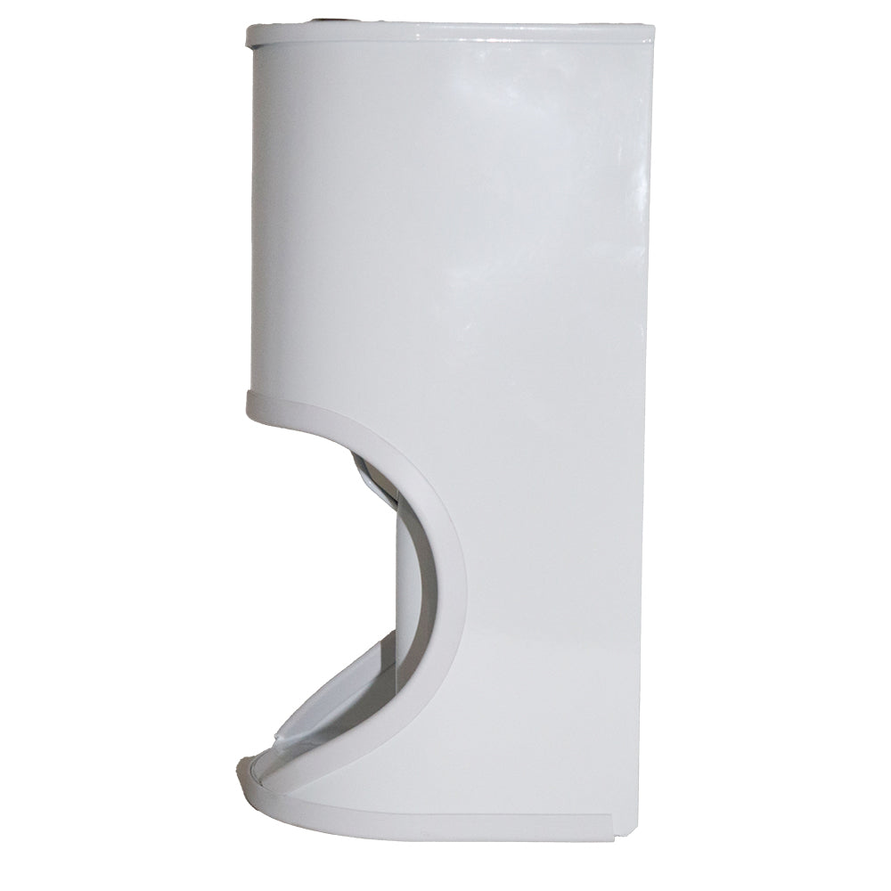 Janitorial TR2 Toilet Roll Holder Lockable - Mild Steel White
