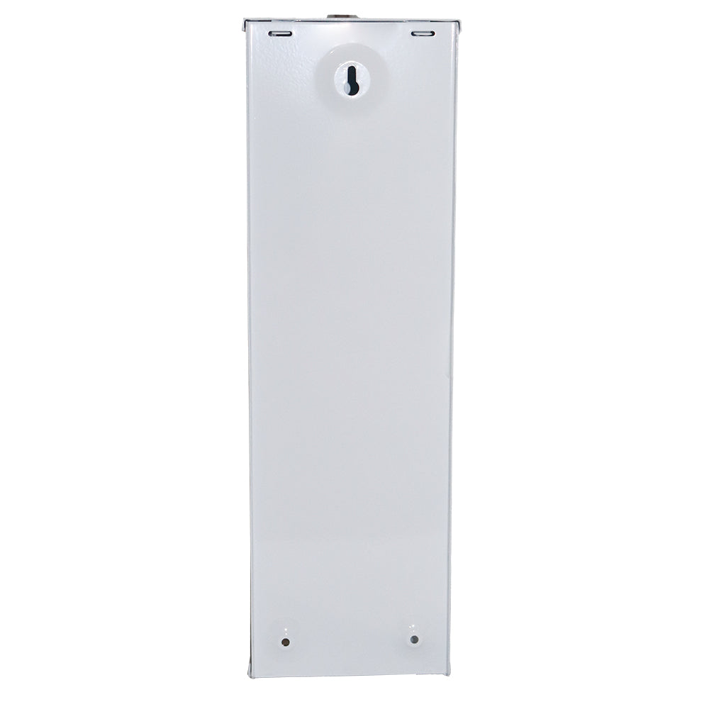 Janitorial TR3 Toilet Roll Holder Lockable - Mild Steel White