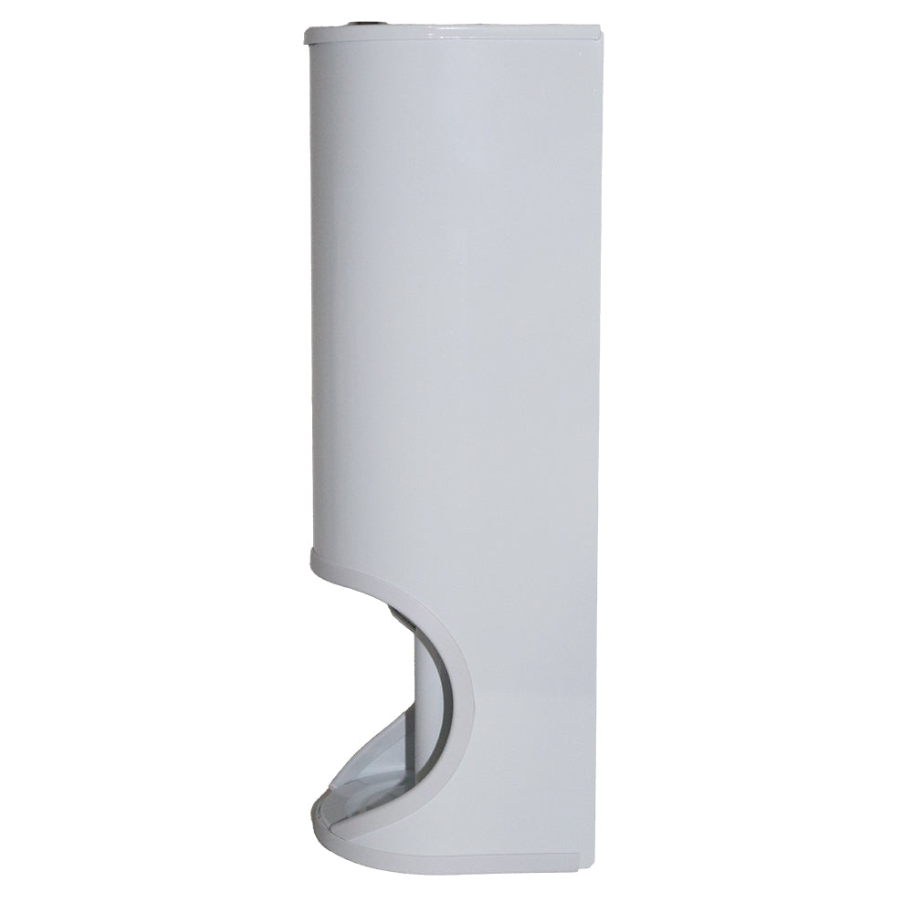 Janitorial TR3 Toilet Roll Holder Lockable - Mild Steel White
