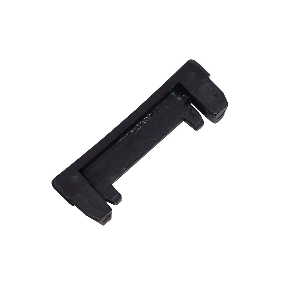 Janitorial Wall Rail 90cm (With Black End Clips)