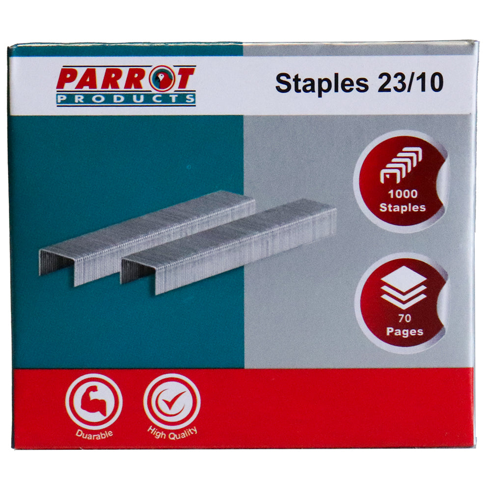 Staples (Staple Size: 23/10 - Box of 1000 - 50 Pages)