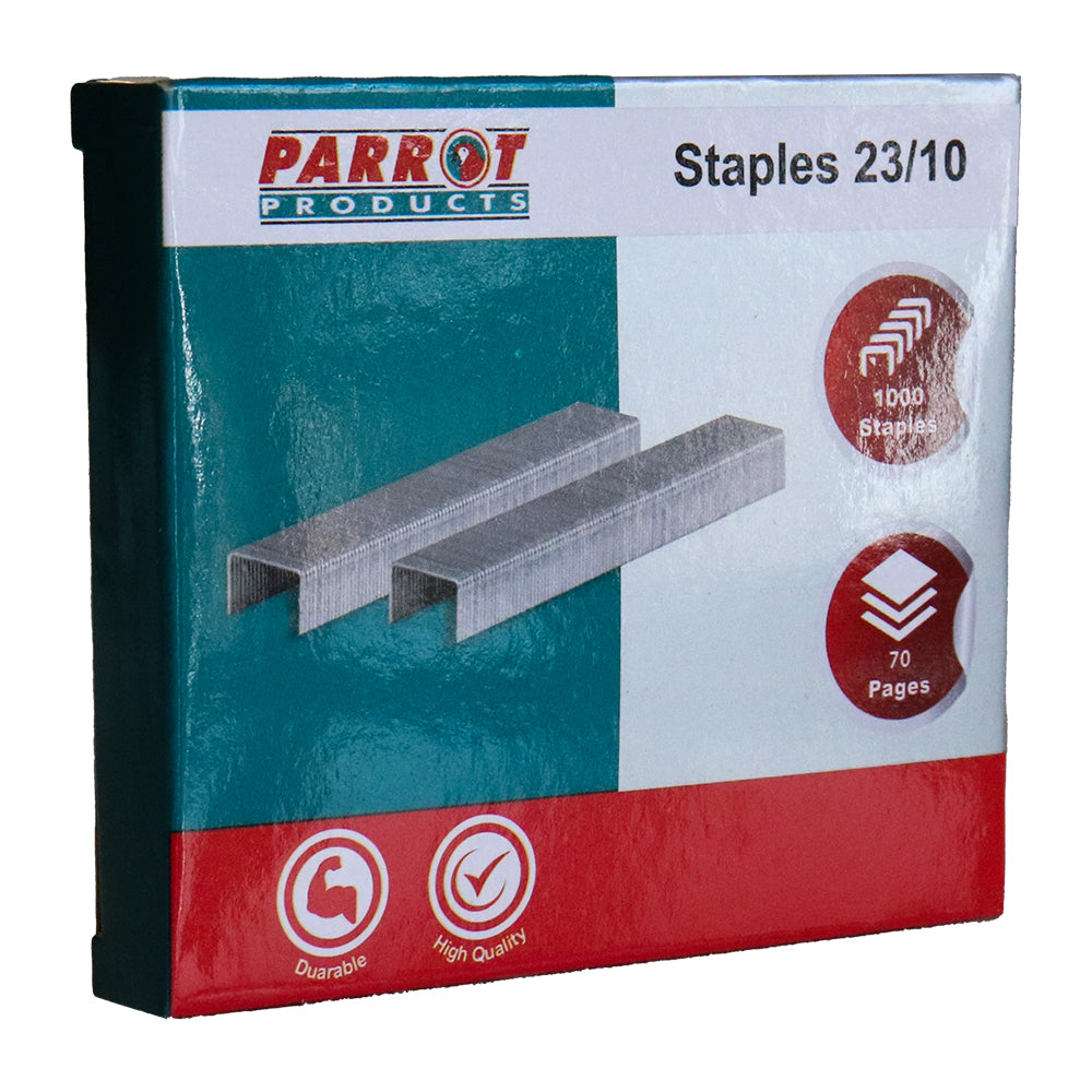 Staples (Staple Size: 23/10 - Box of 1000 - 50 Pages)