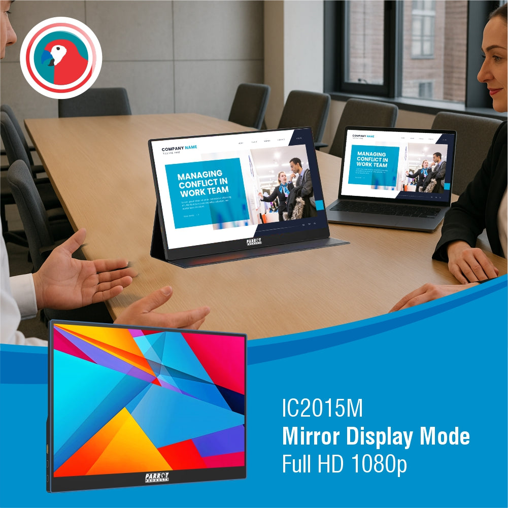 15.6" Portable Full HD Monitor USB-C & Mini HDMI