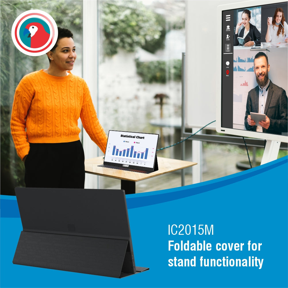 15.6" Portable Full HD Monitor USB-C & Mini HDMI