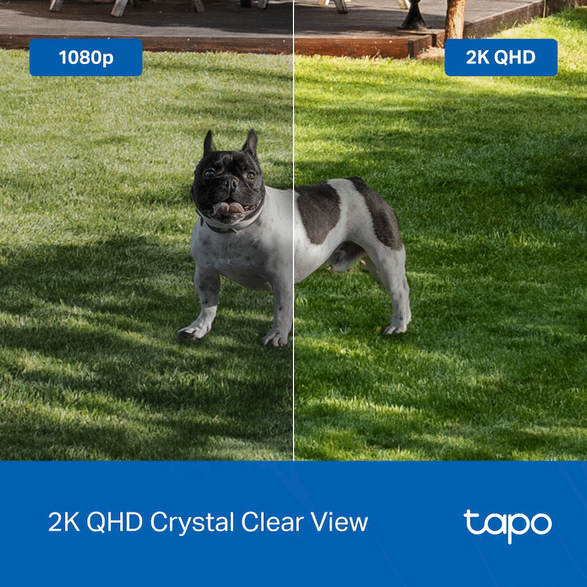 TP-Link Tapo C425 (2-Pack) 4MP 2K QHD Battery Wire-Free Outdoor Security Camera