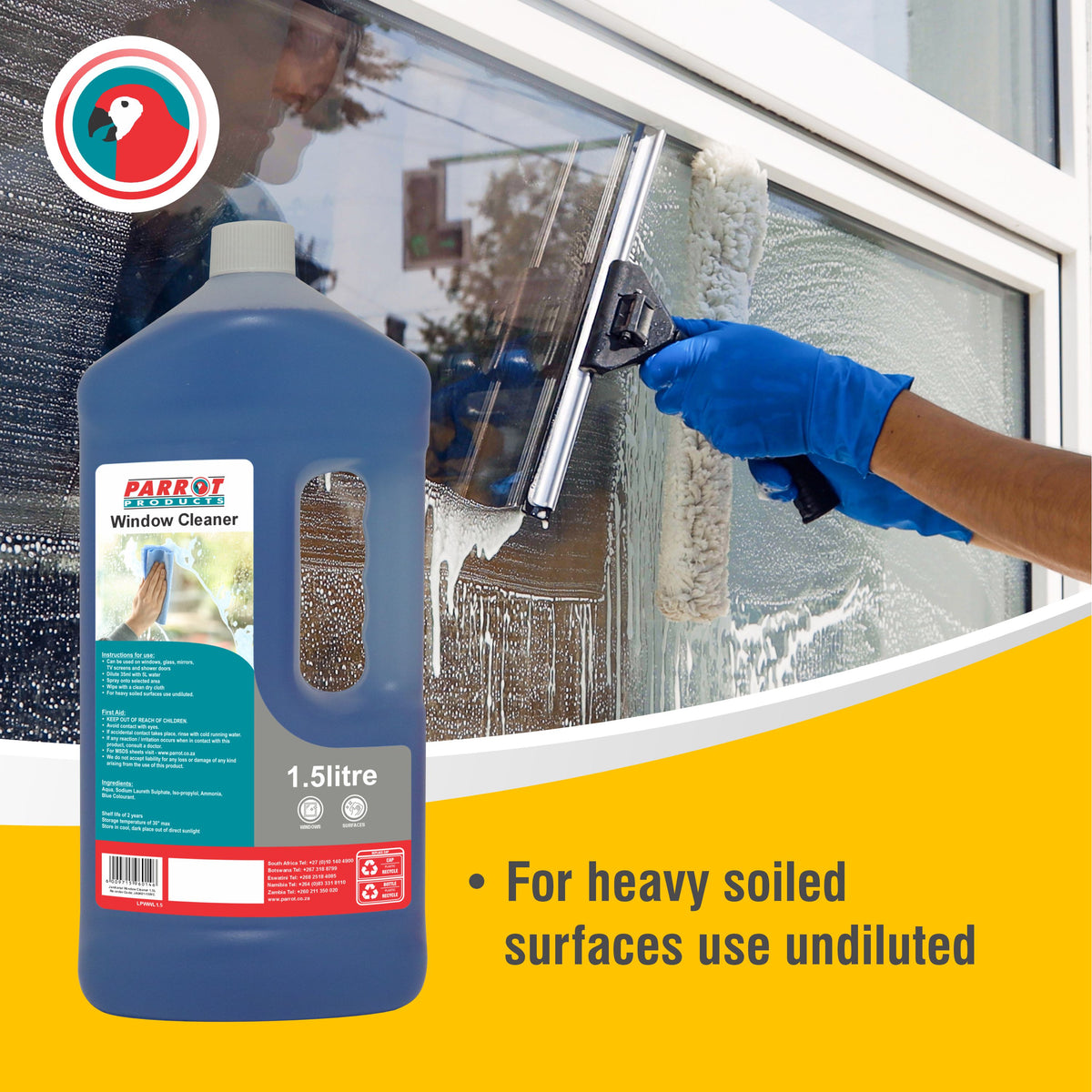 Window Cleaner 1.5L Box of 6