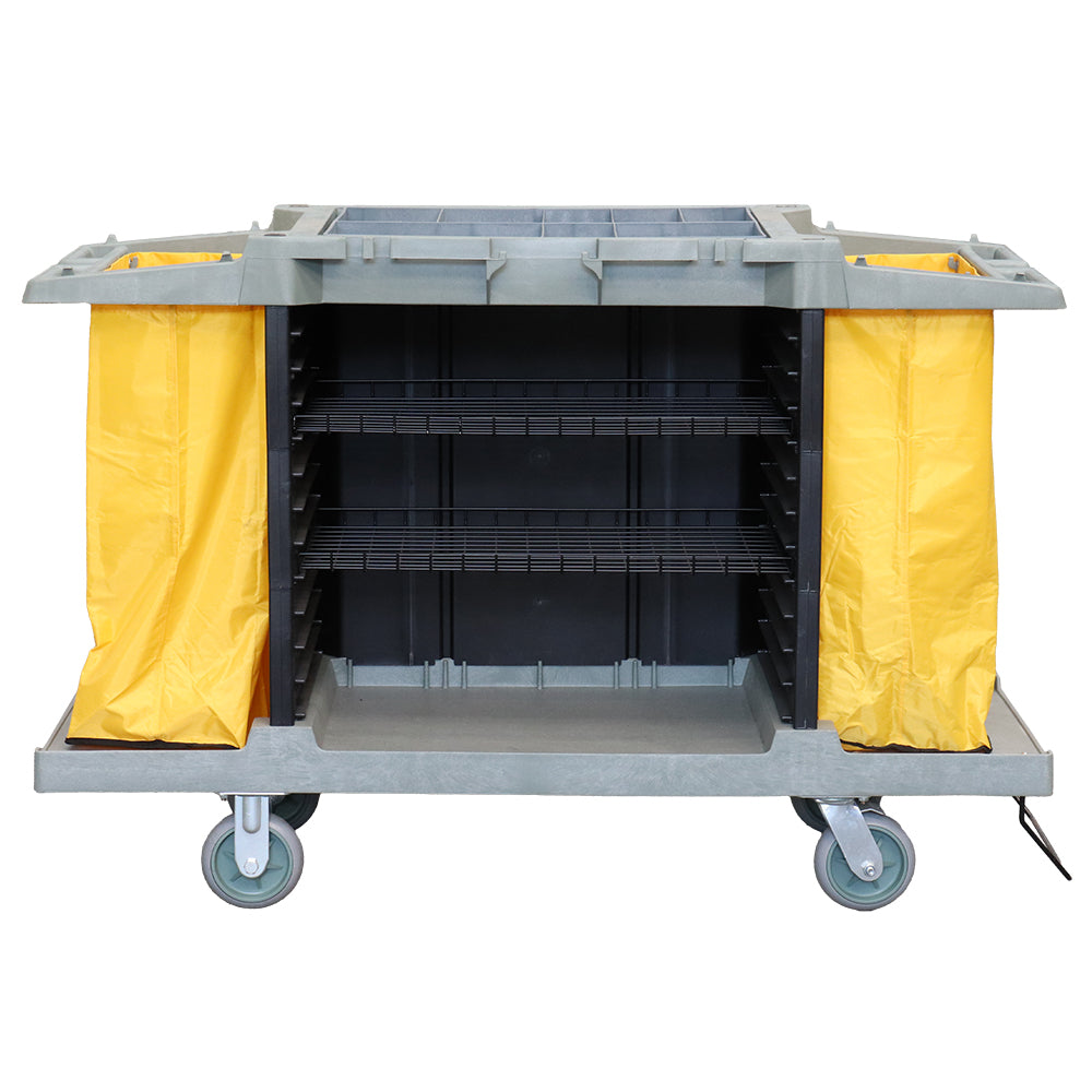 Parrot Products Housekeeping Service Trolley Plastic Utility Cart