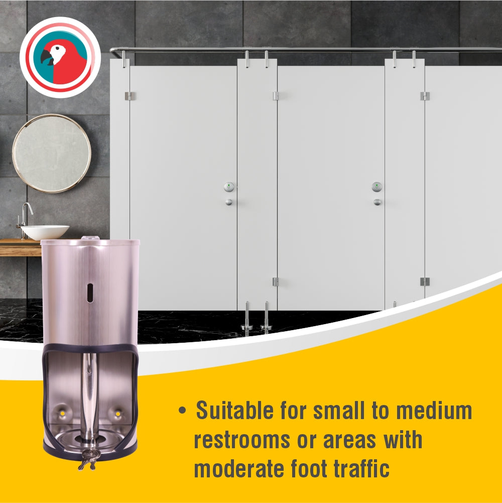 Janitorial TR2 Toilet Roll Holder Lockable - S/Steel