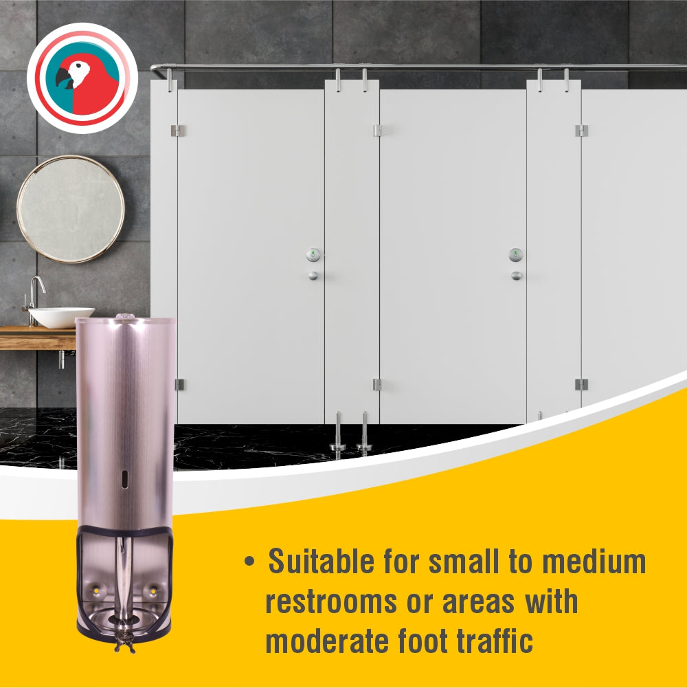 Janitorial TR3 Toilet Roll Holder Lockable - S/Steel