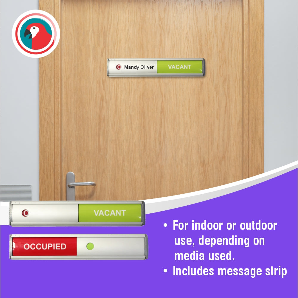 Sign Frame (50*280mm - Vacant / Occupied Slide - Retail Pack)